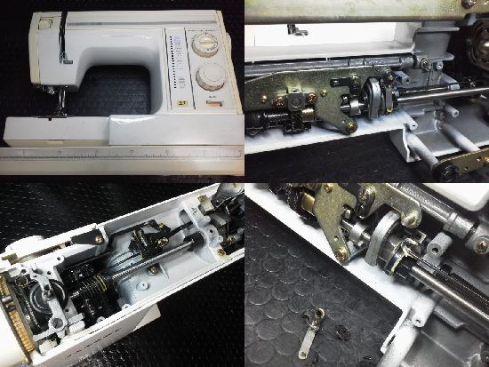 ジャノメミシン修理・EXCEL18DX・640型（返し縫いが出来ない） | tetettaミシン修理ブログ