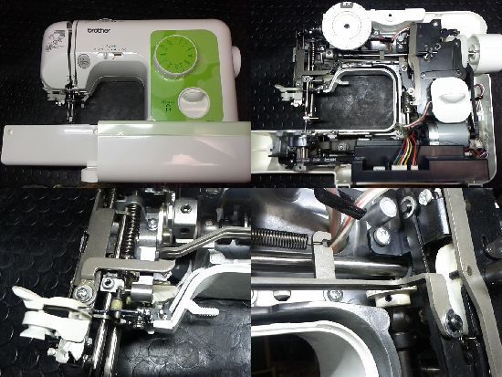 ブラザー｜ミシン修理｜ELU52｜A35-LG（下糸が上がらない、糸通し機故障） | tetettaミシン修理ブログ