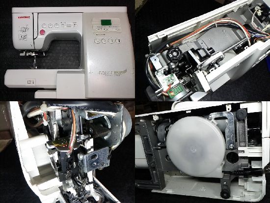 ジャノメミシン修理｜エクールCP4850｜通電するが動かない | tetetta