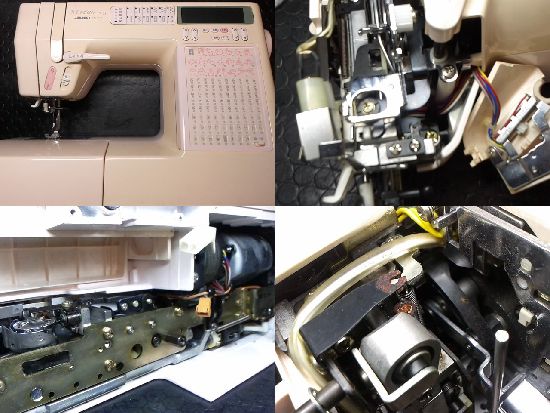 JUKIミシン修理｜HZL-8800｜自動糸切り不調、模様縫い故障（東京都から  