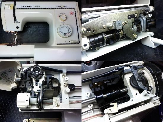 ジャノメK3180のミシン修理
