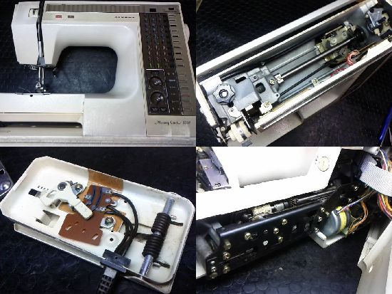 メモリークラフト6500|ジャノメミシン修理|動かない、下糸が
