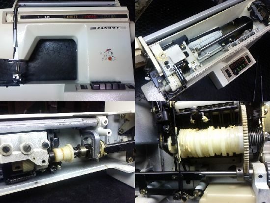 ジャノメエクセル20のミシン修理