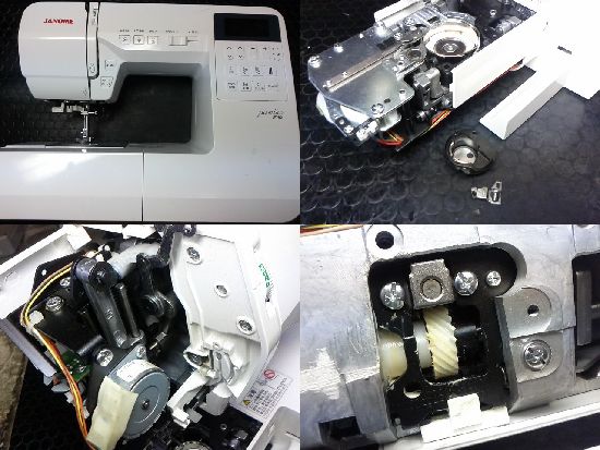 JF780[jasmine]ジャノメミシン修理（糸絡みで縫えない） | tetettaミシン修理ブログ