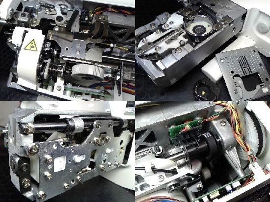 JUKIミシン修理キルトスペシャルHZL-F600JPの分解画像