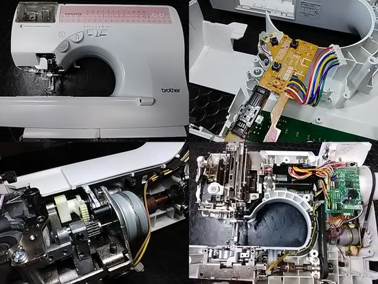 ブラザーイノヴィスC46のミシン修理分解画像