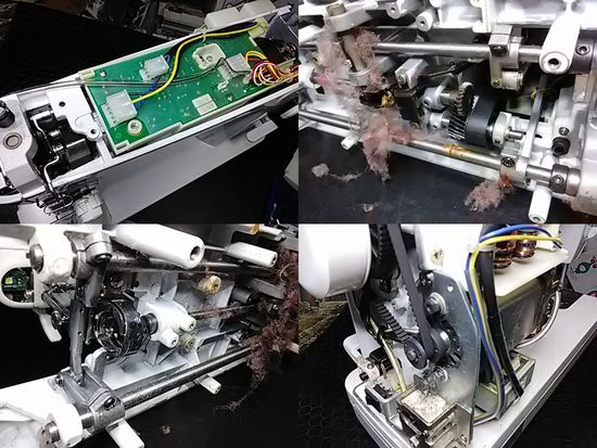 JUKIミシン修理分解画像TL-Y10H