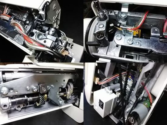 ジャノメミシン修理分解画S7800（844型）