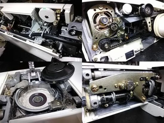 ジャノメS6060のミシン修理分解画像
