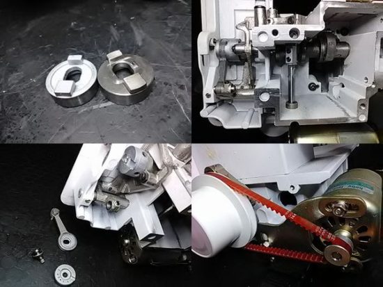 BL2-202のミシン修理分解画像