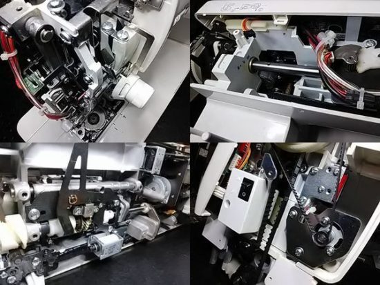 ジャノメCK1100のミシン修理分解画像