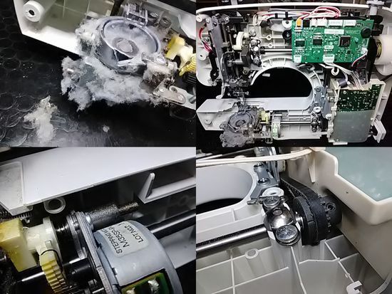 ブラザーCPS40のミシン修理分解画像