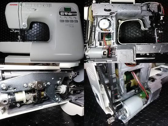 ジャノメポエットCP-300のミシン修理画像