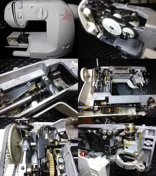 山﨑範夫のミシンAG-001の修理画像