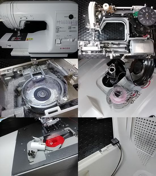 シンガーミシンSS-91DXⅡの分解画像