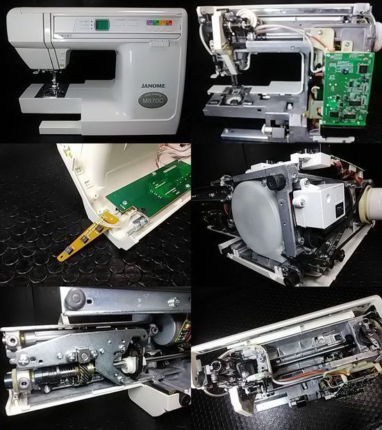 ジャノメ870Cの分解修理画像