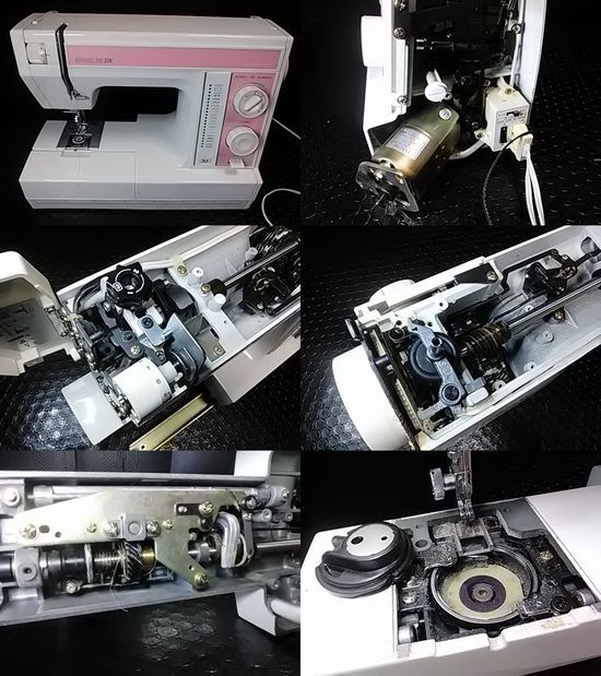 ジャノメエクセル18DXのミシン修理画像