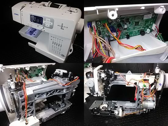 JUKIミシンHZL-L510の分解画像