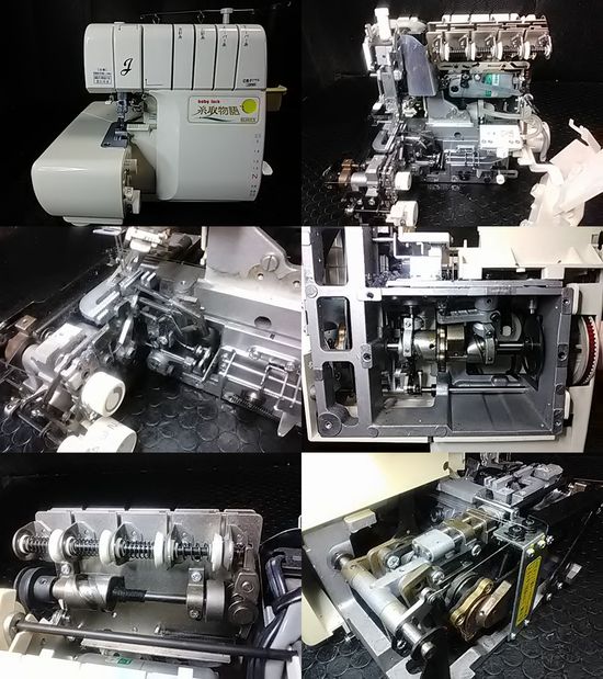 ジューキベビーロック糸取物語BL66EXの修理画像