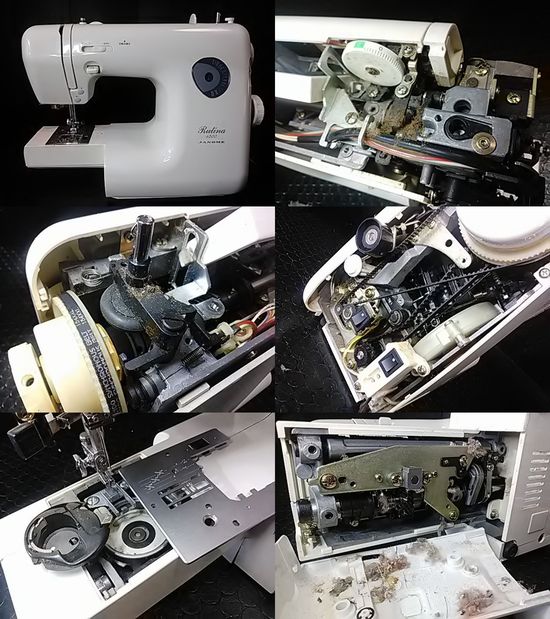 ジャノメルティーナ4500の修理画像