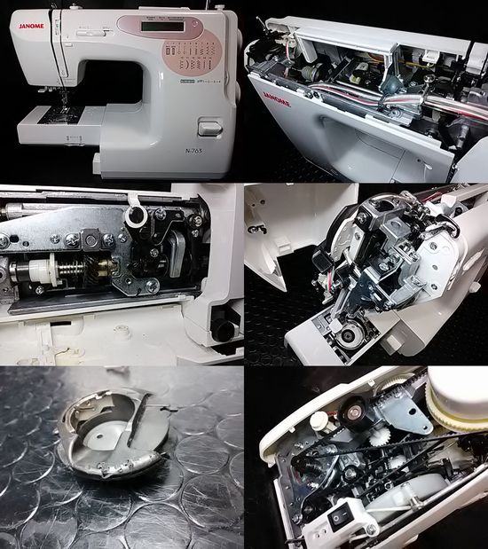 ジャノメN-763の修理画像