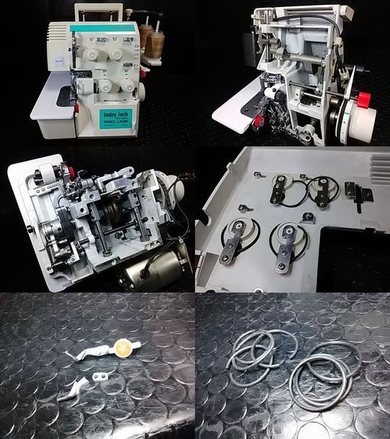 ベビーロックBL4-838DFの分解修理