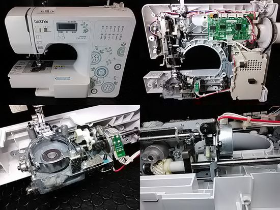 ブラザーミシンCPV7102の修理画像