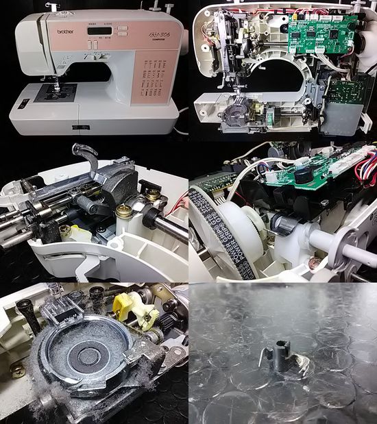 ブラザーBY-306（CPS43）の修理画像