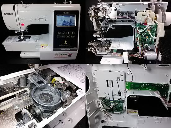 ブラザーFM2000Dの分解修理画像