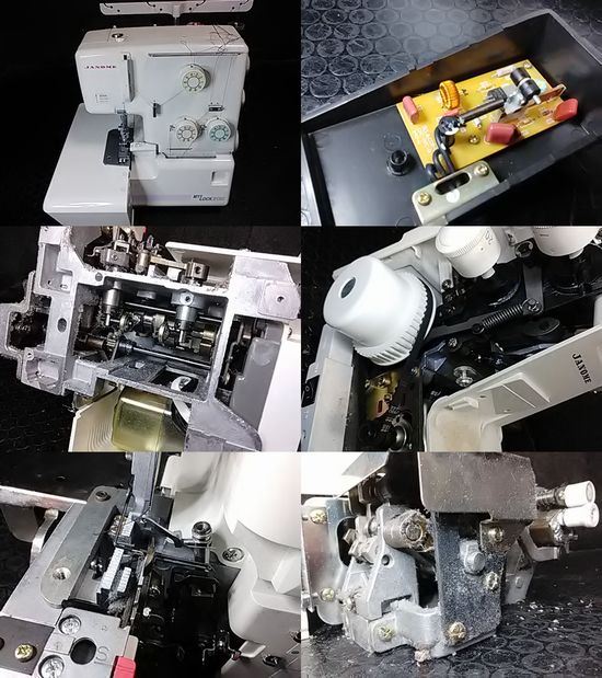 ジャノメマイロック213Dの修理画像