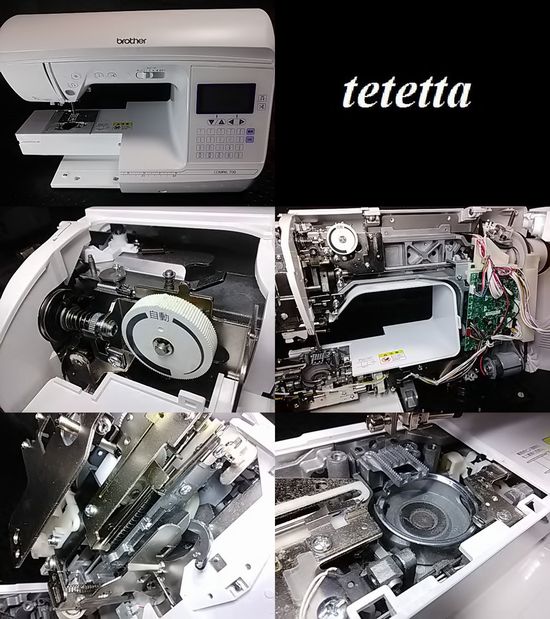 ブラザーコンパル700の修理画像