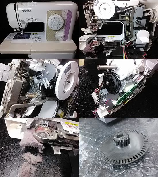 ブラザーA35-NF（ELU5002）の修理画像