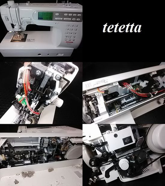 ジャノメミシンCK1200のオーバーホール修理の画像